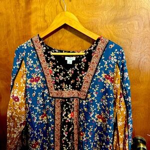 Sweet Whispers Boho Dress 3/4 length sleeves from Sundance